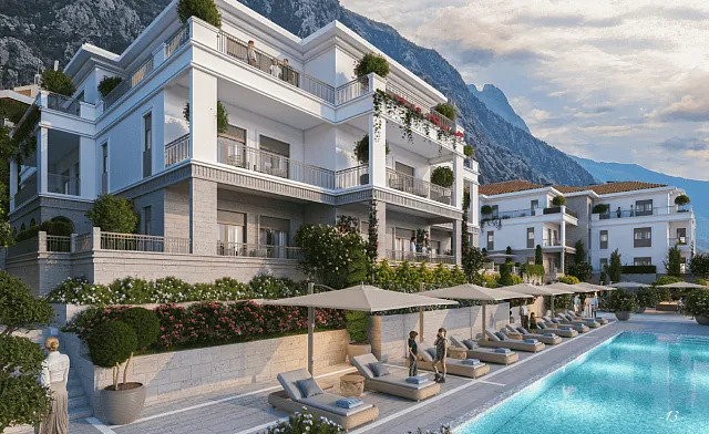 Apartments in a luxury complex with SPA area